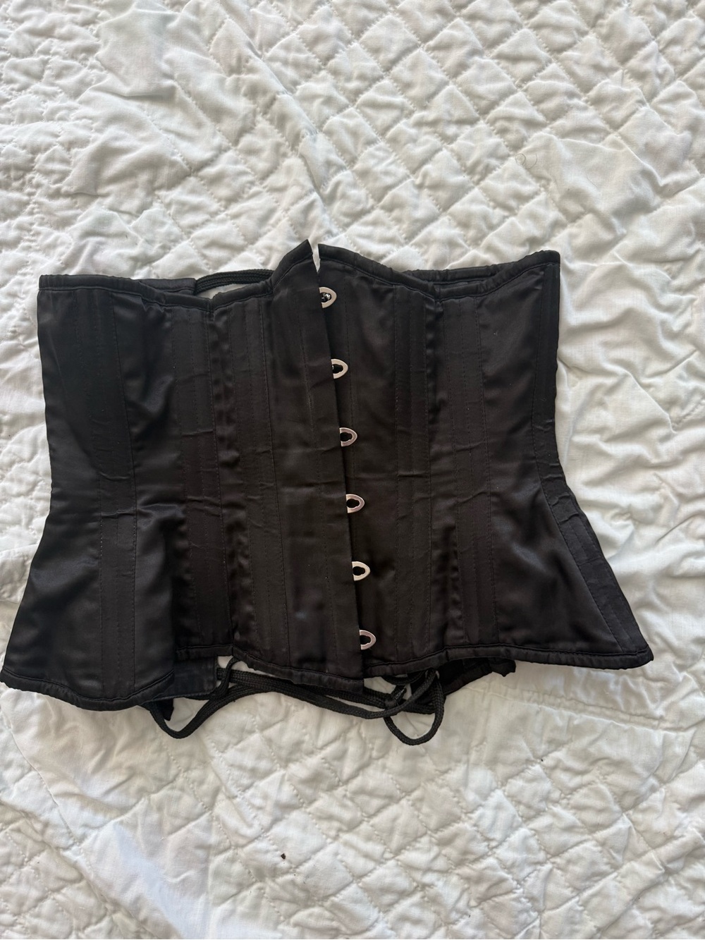 Two steel boned corsets DAMAGED SEE PICS